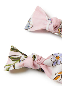 Hairclips with Knot | Pearl Pink