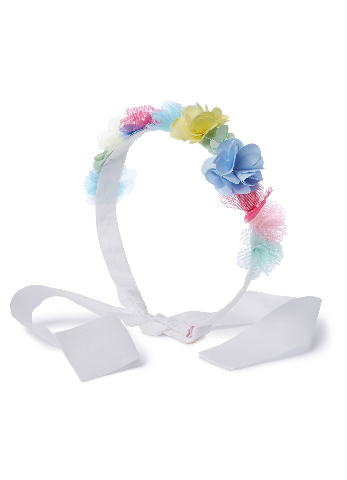 Headband with Flower Appliques | Acquamarina