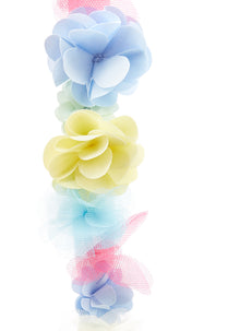 Headband with Flower Appliques | Acquamarina