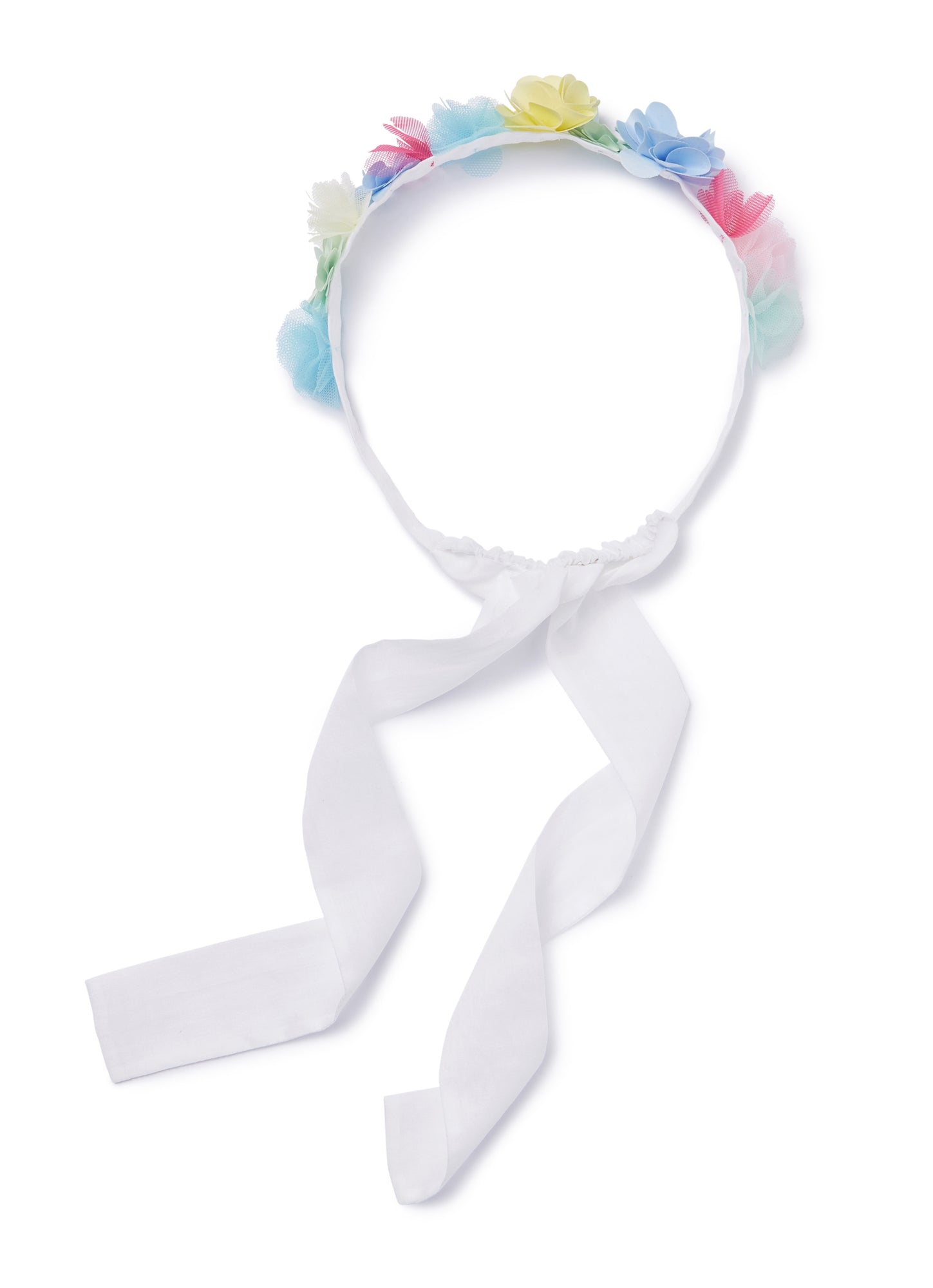 Headband with Flower Appliques | Acquamarina