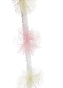 Headband with Tulle Flowers | Limonata/Rosa