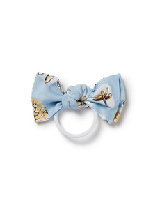 Hair Elastic with Knot | Cornflower Blue