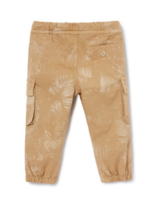 Cargo Trousers | Bran Beige