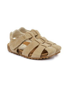 Velour Sandals | Bran Beige