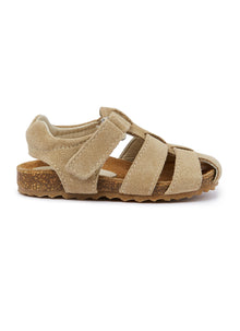 Velour Sandals | Bran Beige