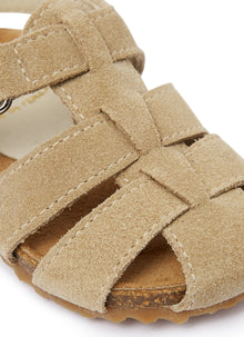 Velour Sandals | Bran Beige