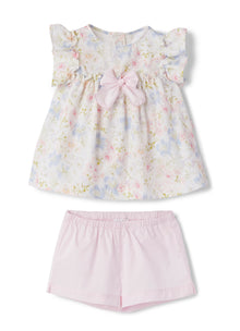 Il Gufo Exclusive Patterned Two-Piece Suit | Argilla Rossa/Rosa Perla
