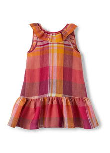 Check Pattern Sleeveless Dress | Pitaya