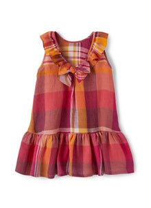 Check Pattern Sleeveless Dress | Pitaya