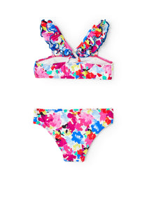 Flowers Lycra Bikini | Multicolor