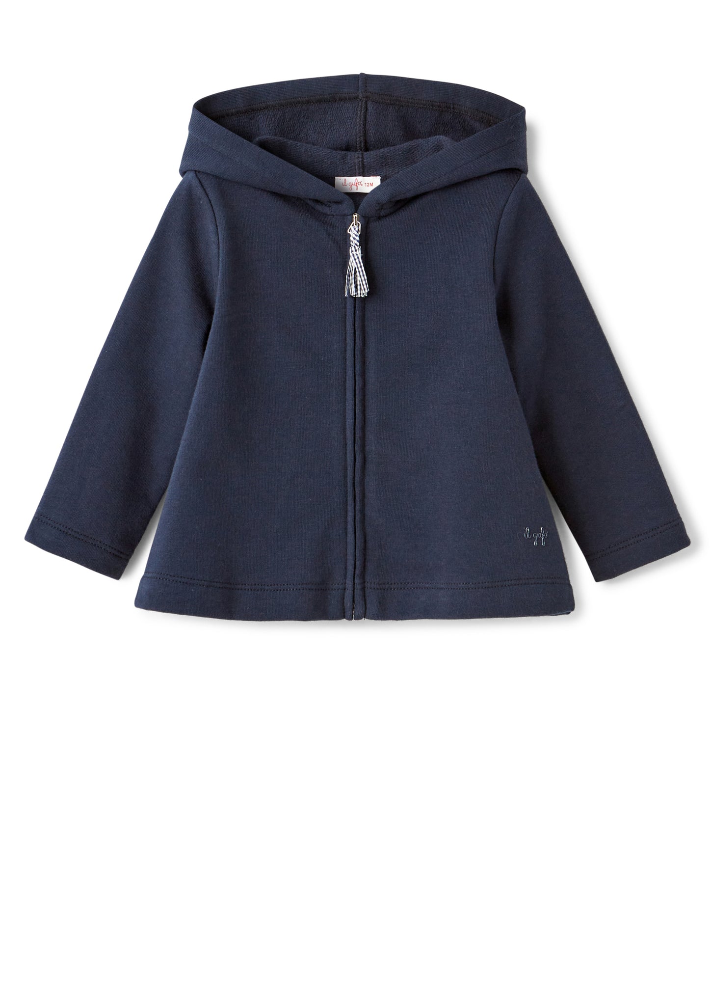 Flared Hooded Sweatshirt | Blue