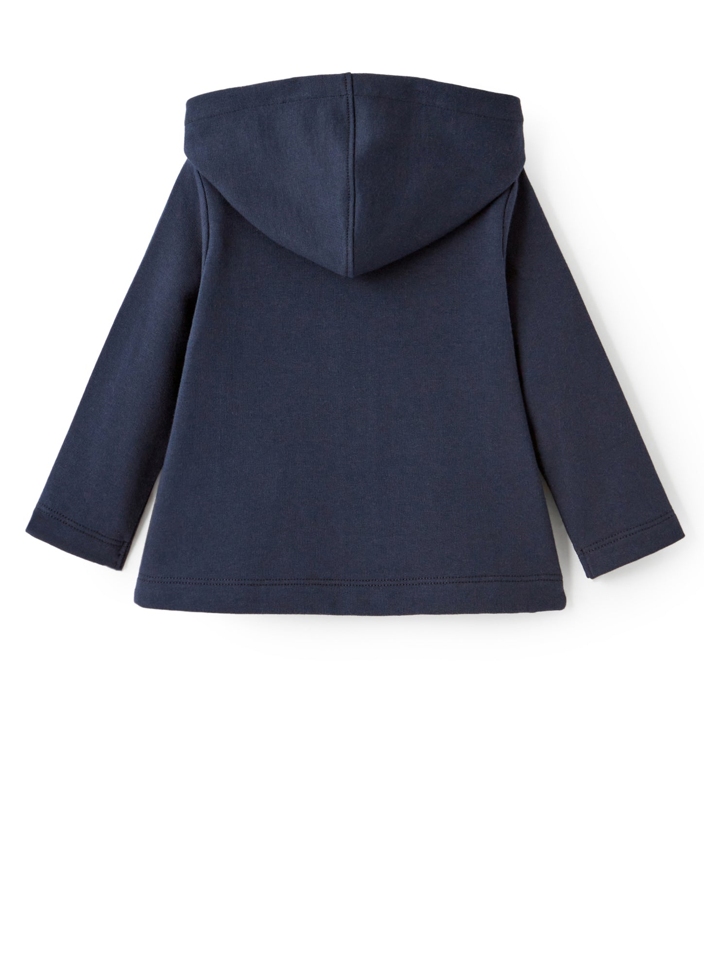 Flared Hooded Sweatshirt | Blue