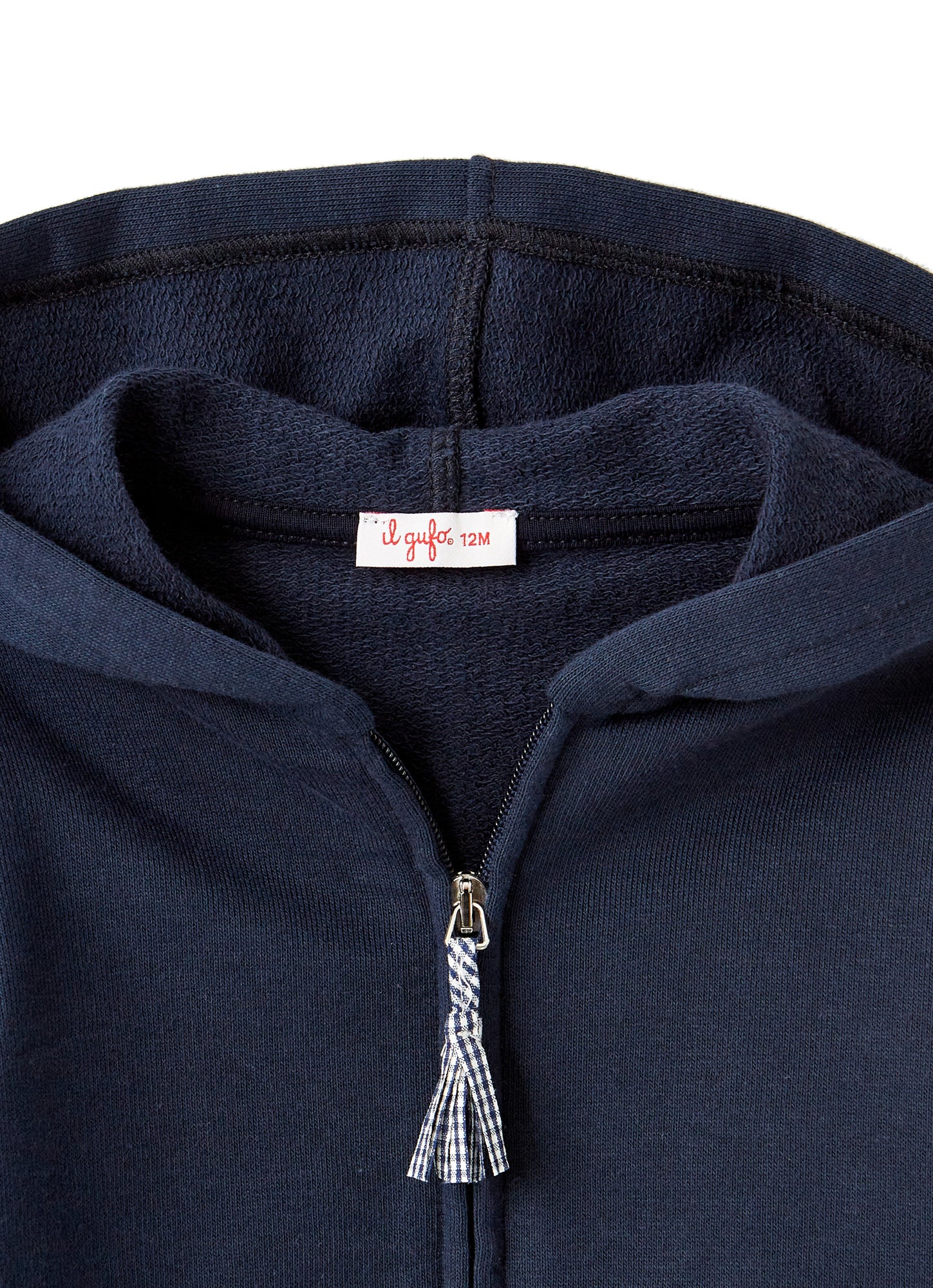 Flared Hooded Sweatshirt | Blue