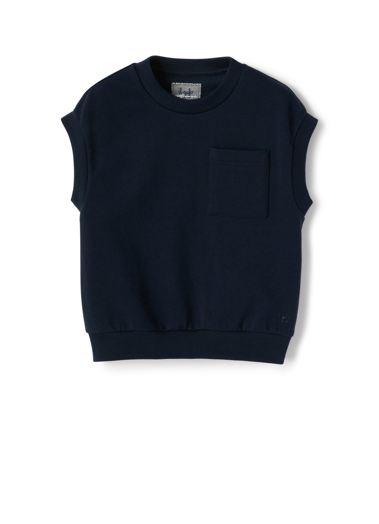 Fleece Vest with Pocket | Blue