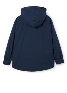 Full Zip Nylon Jacket | Blue/Giallo Fluorescente