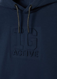 Embossed Logo Sweatshirt | Blue