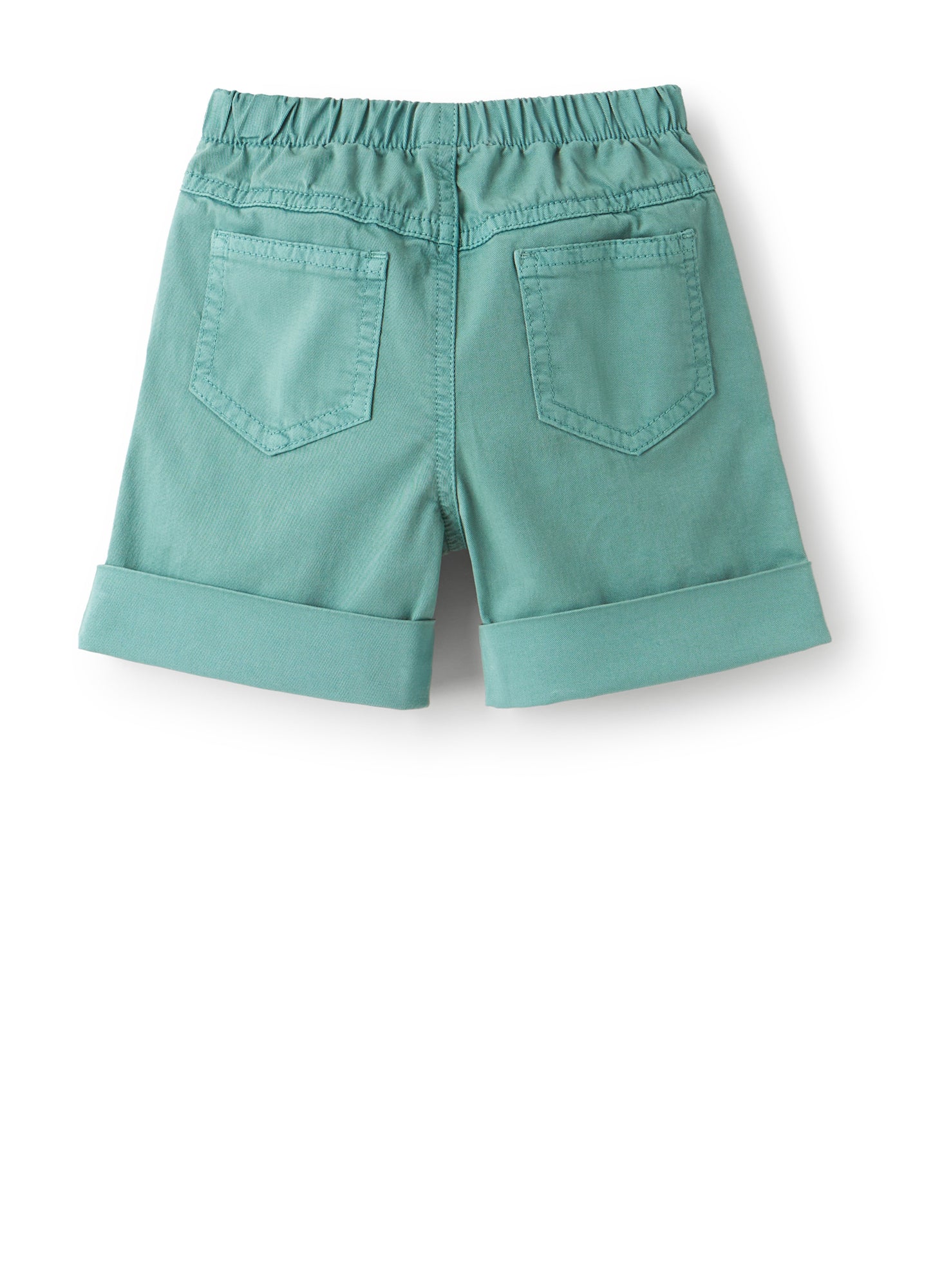 Gabardine Bermuda Shorts | Teal