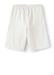 Embossed Logo Shorts | White