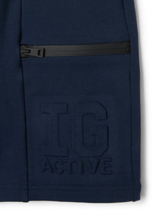 Embossed Logo Shorts | Blue