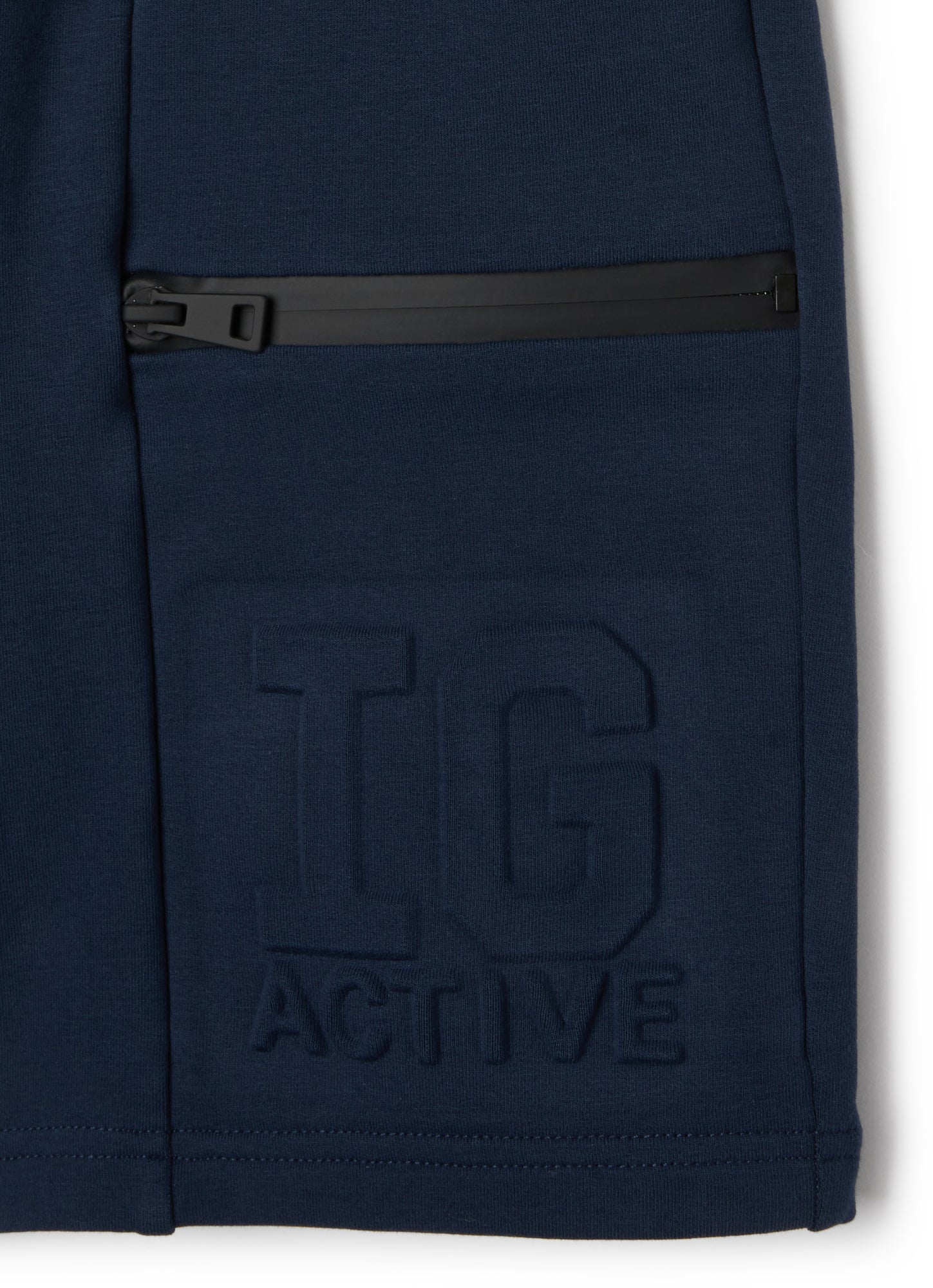 Embossed Logo Shorts | Blue