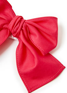 Hair Clip with Bow | Rosso Carminio