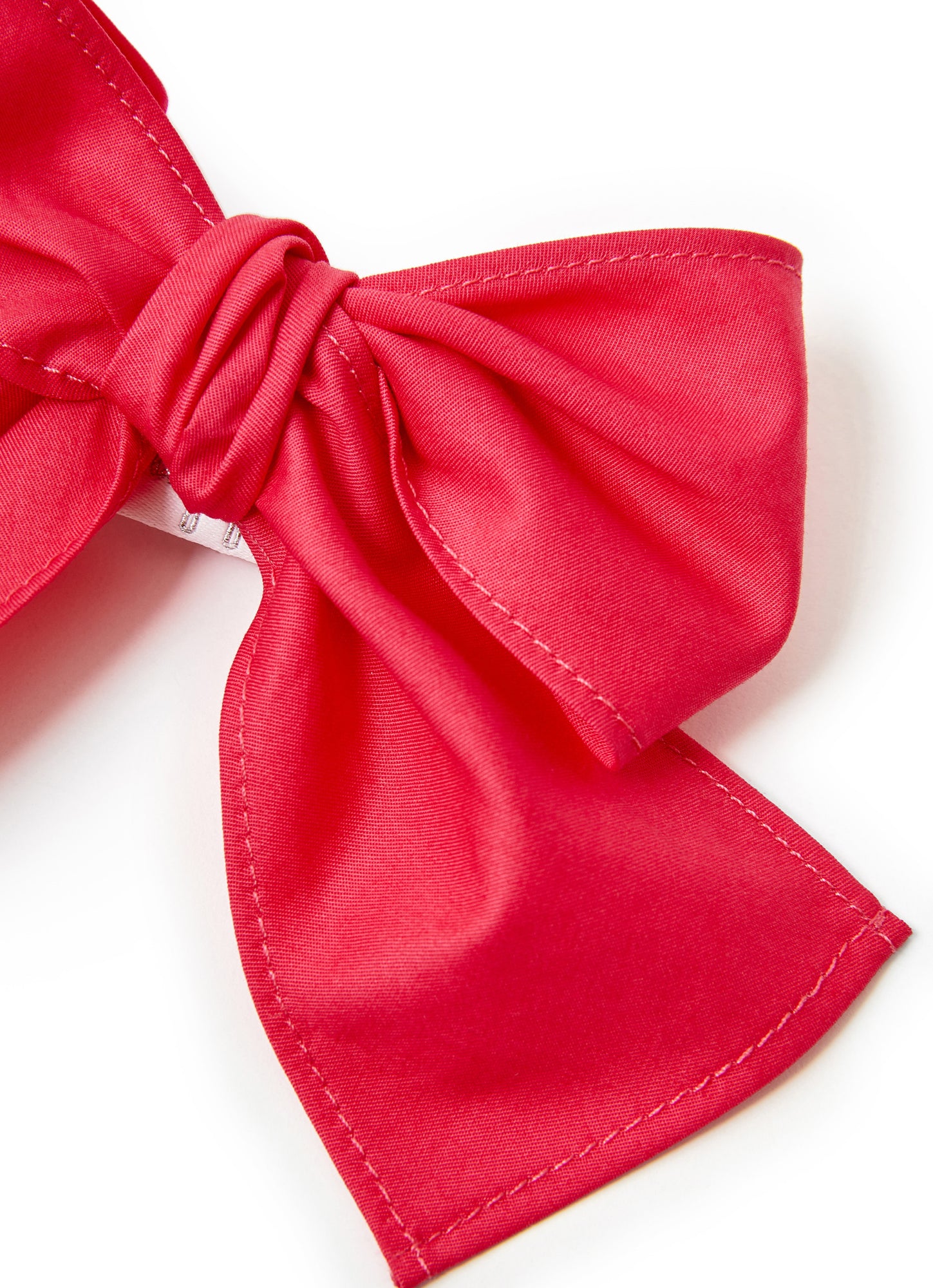 Hair Clip with Bow | Rosso Carminio