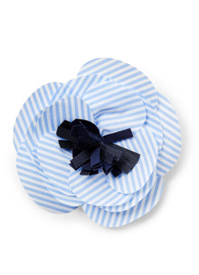 Hair Elastic with Flower | Azzurro/Blue