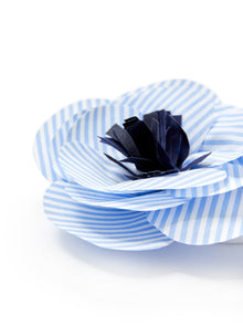 Hair Elastic with Flower | Azzurro/Blue