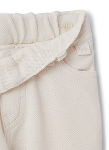 Piquet Trousers | Shell White