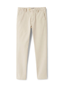 Gabardine Chino Trousers | Shell White