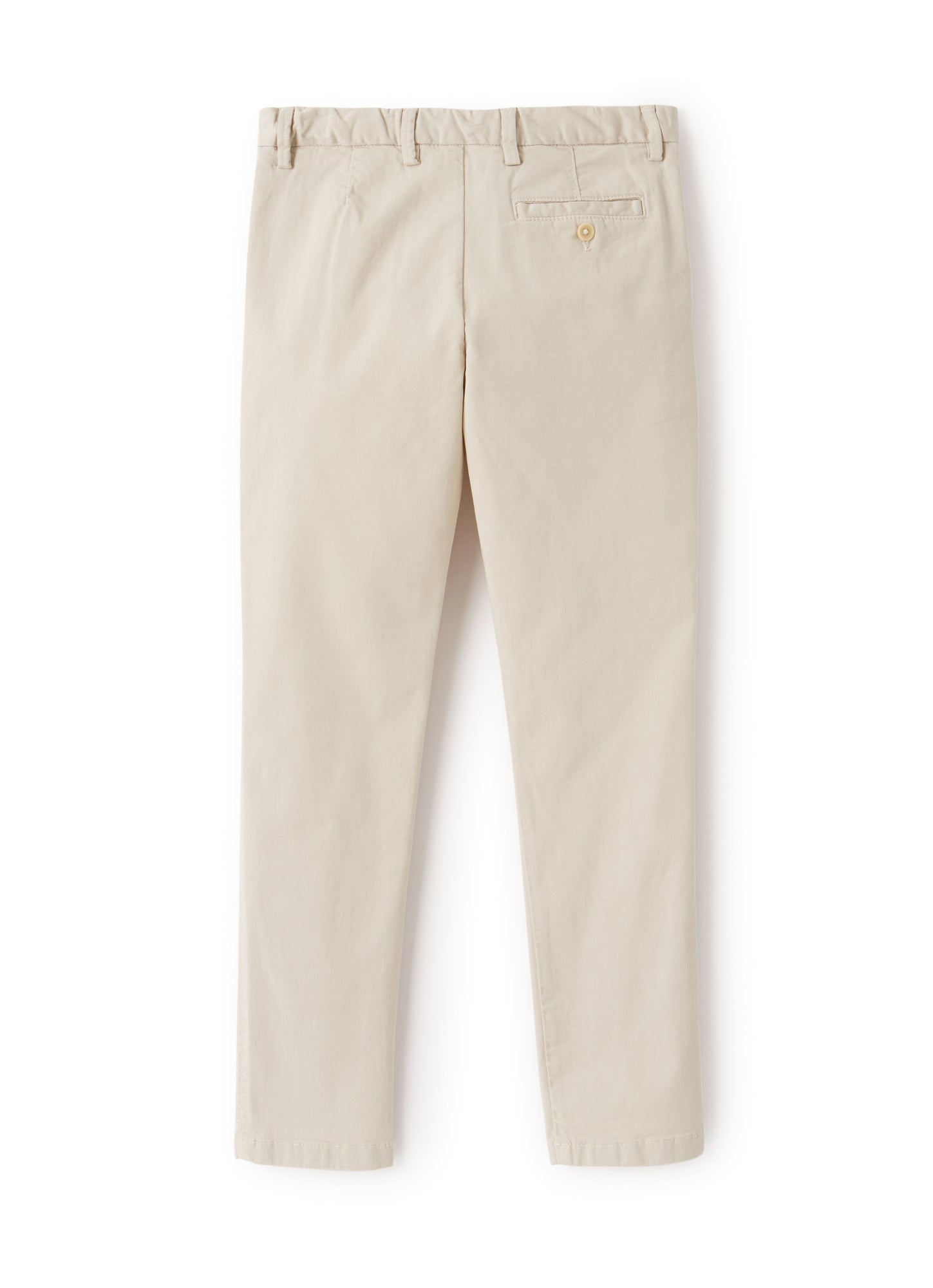 Gabardine Chino Trousers | Shell White
