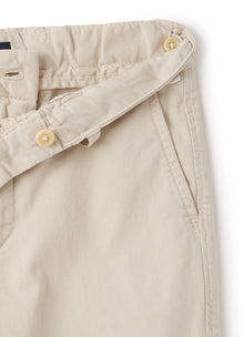 Gabardine Chino Trousers | Shell White