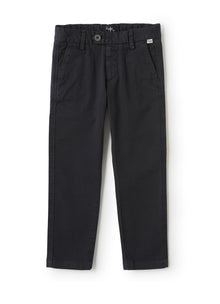 Gabardine Chino Trousers | Blue