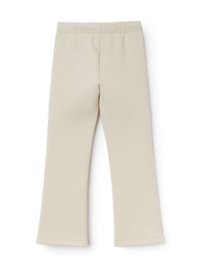Flared Bonded Trousers | Stone/Rosa Fluorescente