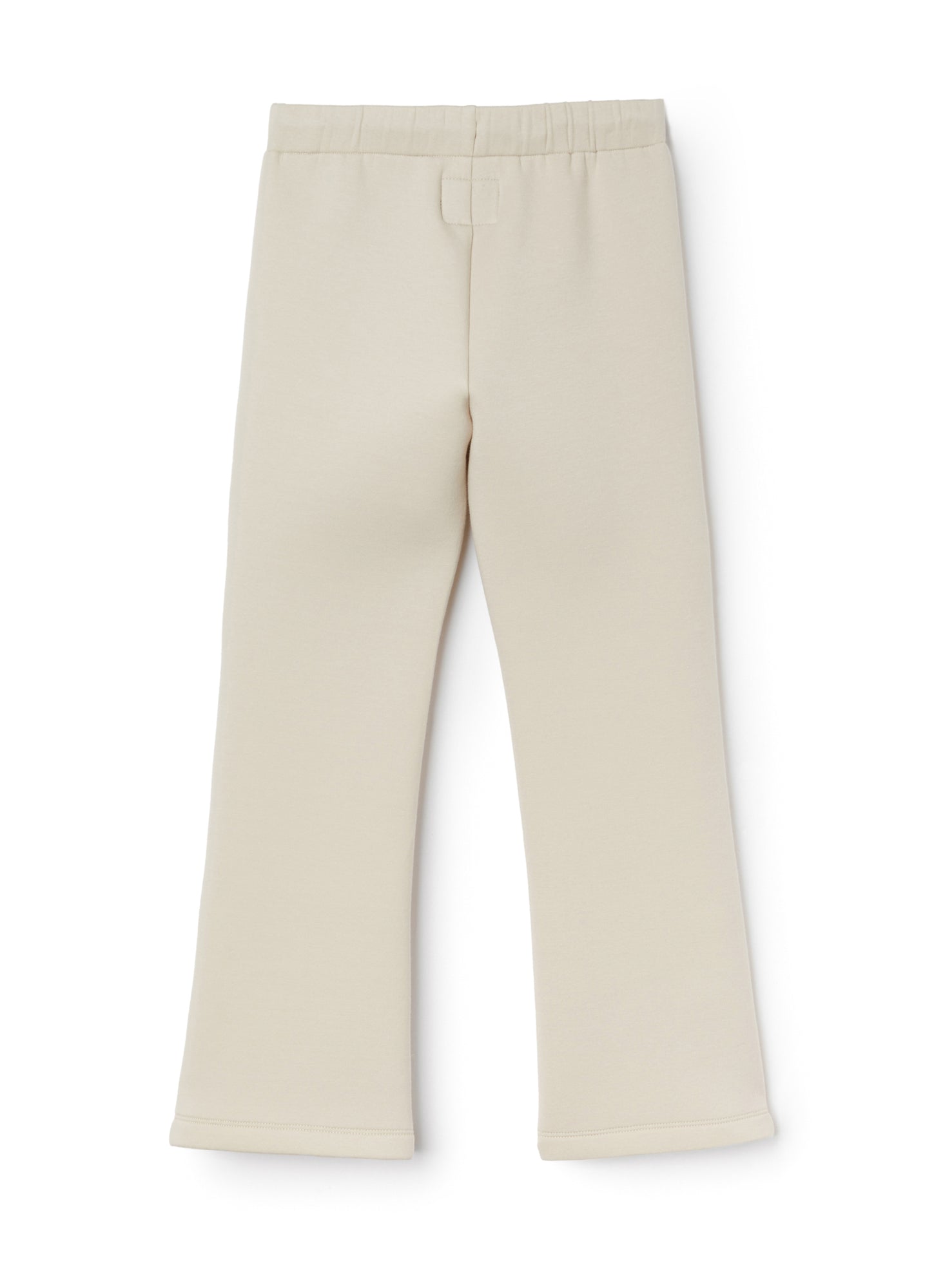 Flared Bonded Trousers | Stone/Rosa Fluorescente
