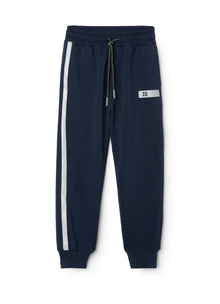 Fleece Trousers | Blue/Silver