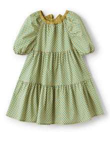 Dress in Liberty Fabrics with Small Flowers | Cachi