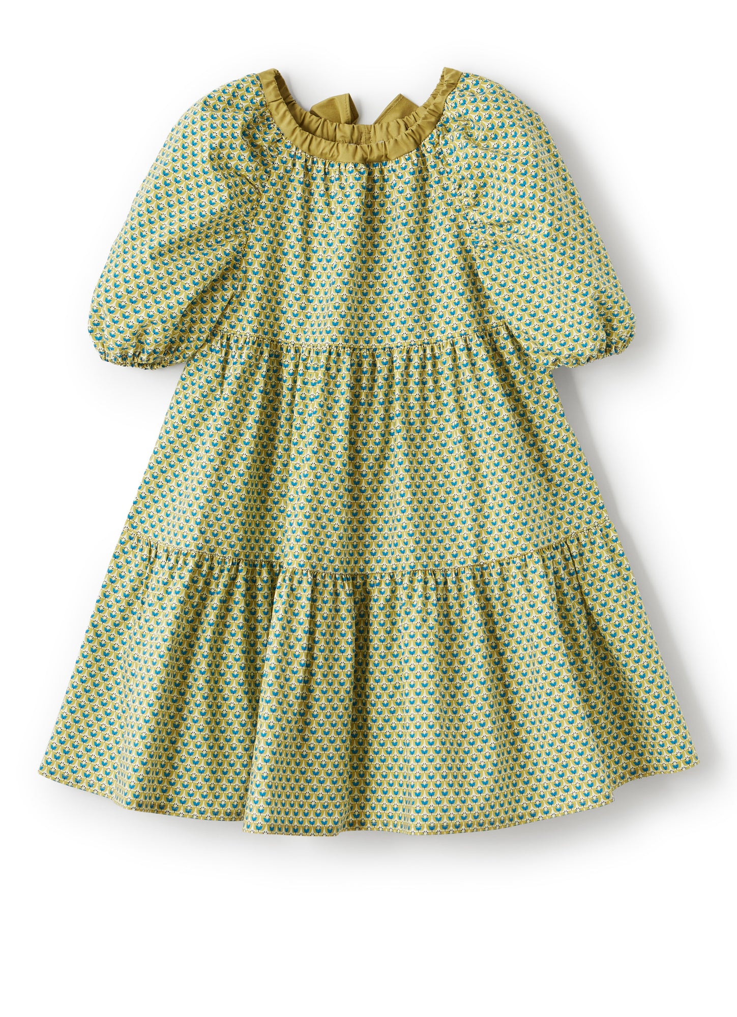 Dress in Liberty Fabrics with Small Flowers | Cachi