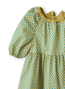 Dress in Liberty Fabrics with Small Flowers | Cachi