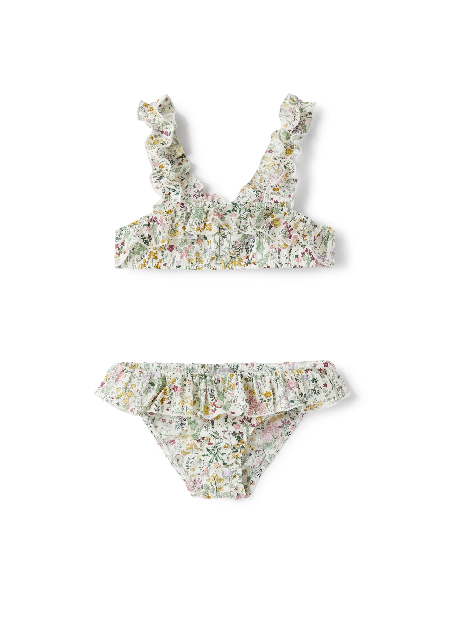 Two-Piece Swimsuit in Liberty Fabrics Material | Chick Yellow