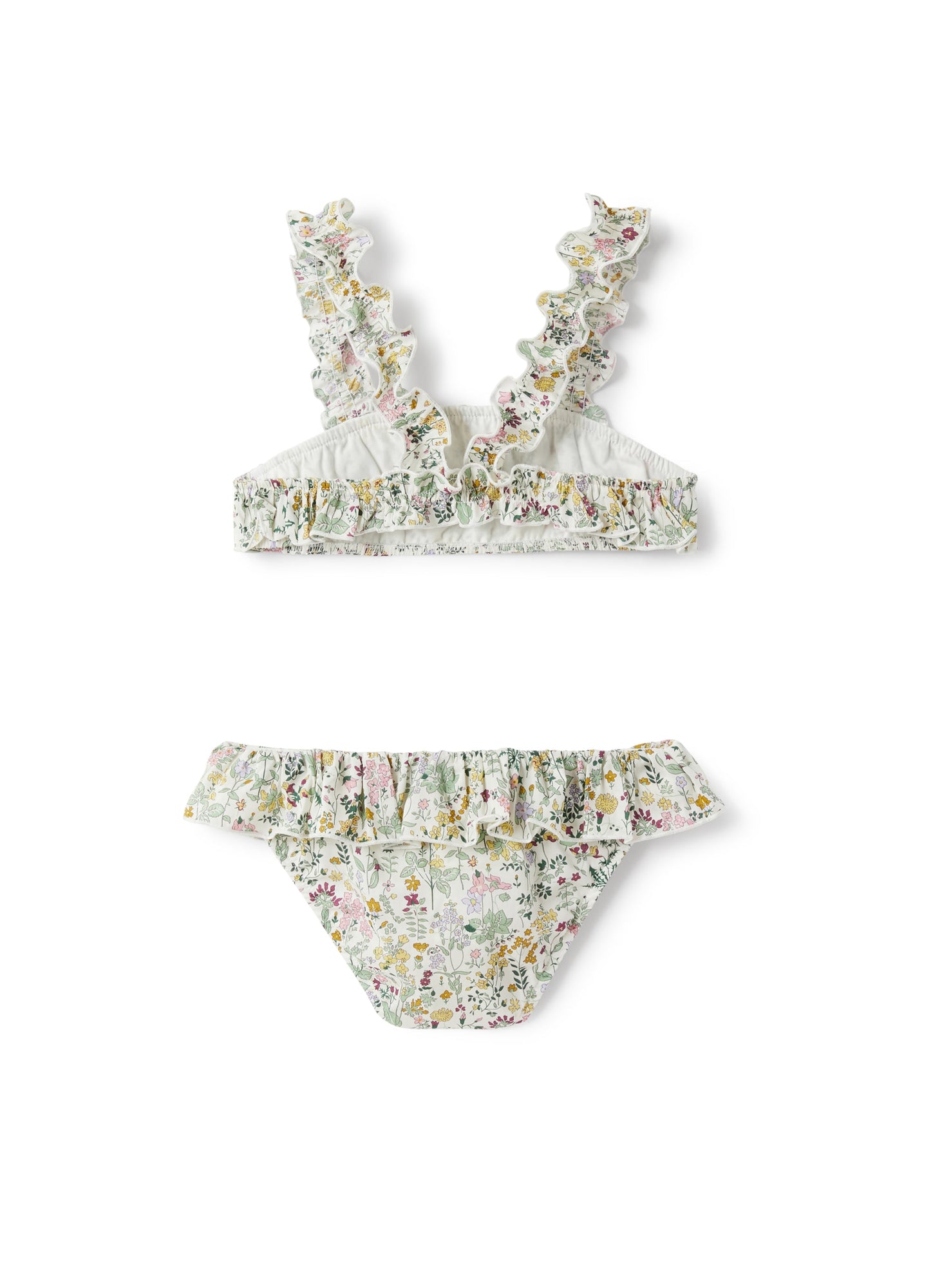 Two-Piece Swimsuit in Liberty Fabrics Material | Chick Yellow