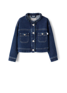 Jacket in Stretch Denim | Blue