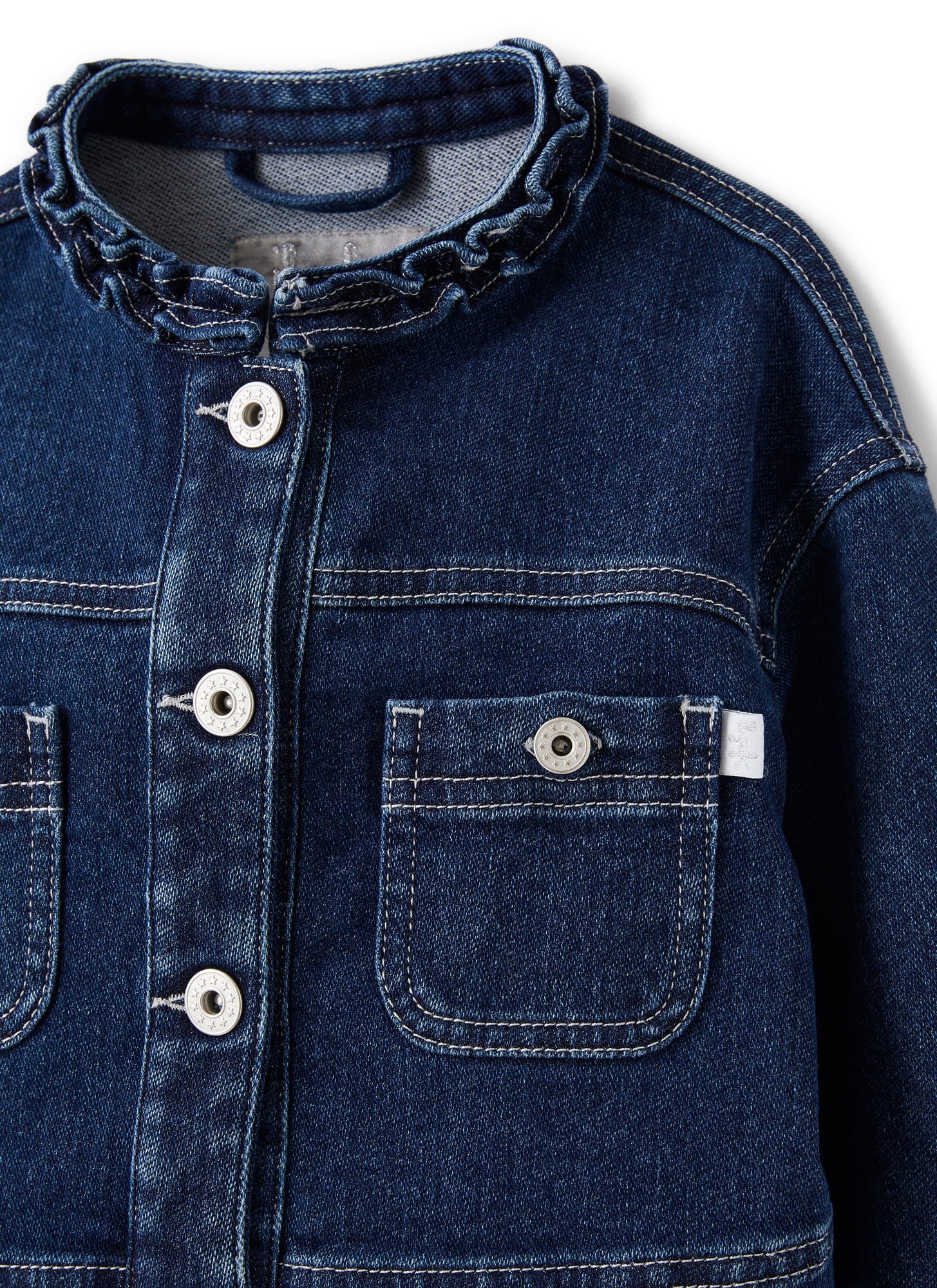 Jacket in Stretch Denim | Blue