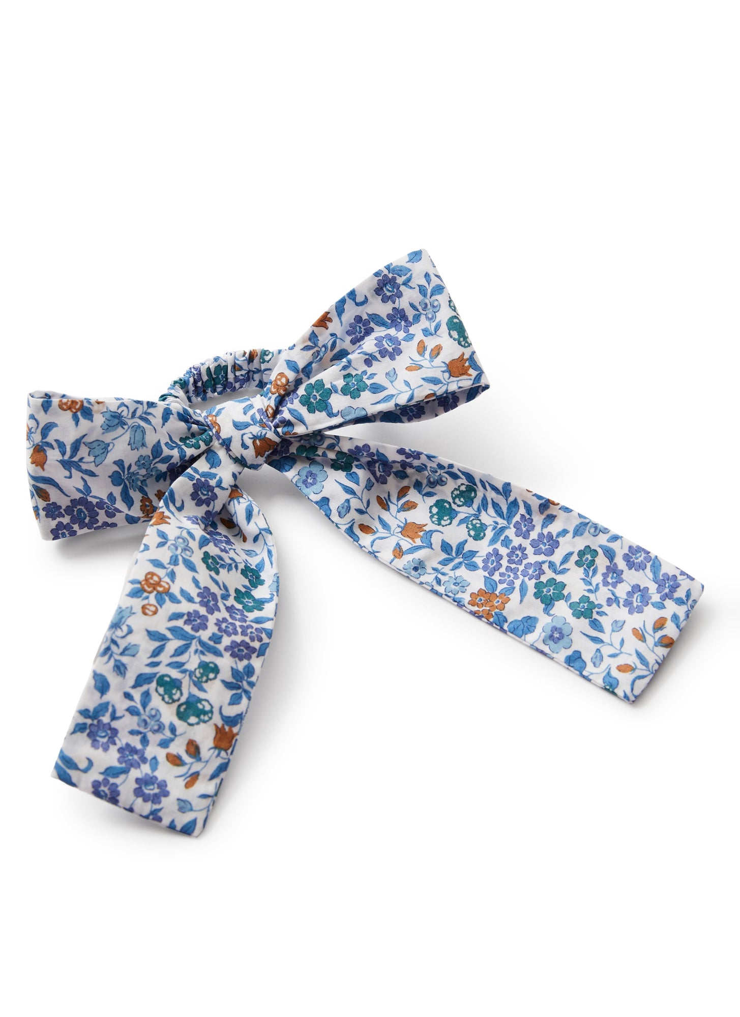 Elasticated Band with Bow Liberty Fabrics Material | Light Blue