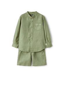 Two-Piece Set in Linen | Salvia