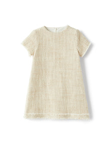 Dress in A Raised-Weft Cotton Blend | Iuta