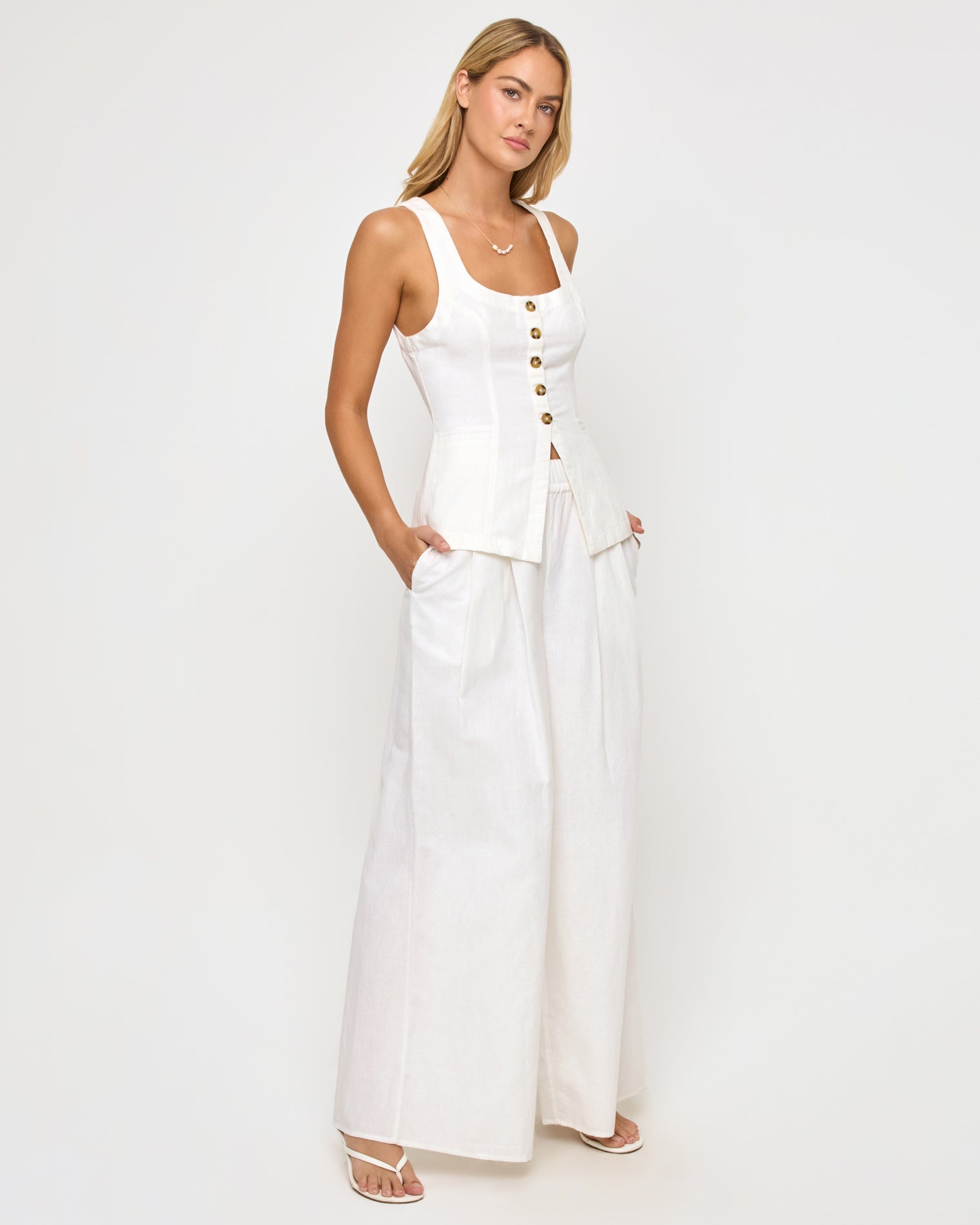 Palma Pant | White