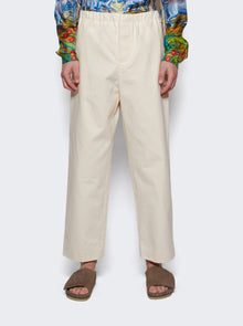 Men | Meta Campania Collective | Ed Unlined Heavy Cotton Drawstring Trousers | Natural White