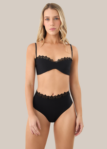Bondy Bottom | Black Textured