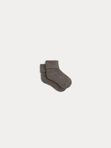 Unisex | Baby Cotton And Cashmere Socks | Heathered Gray